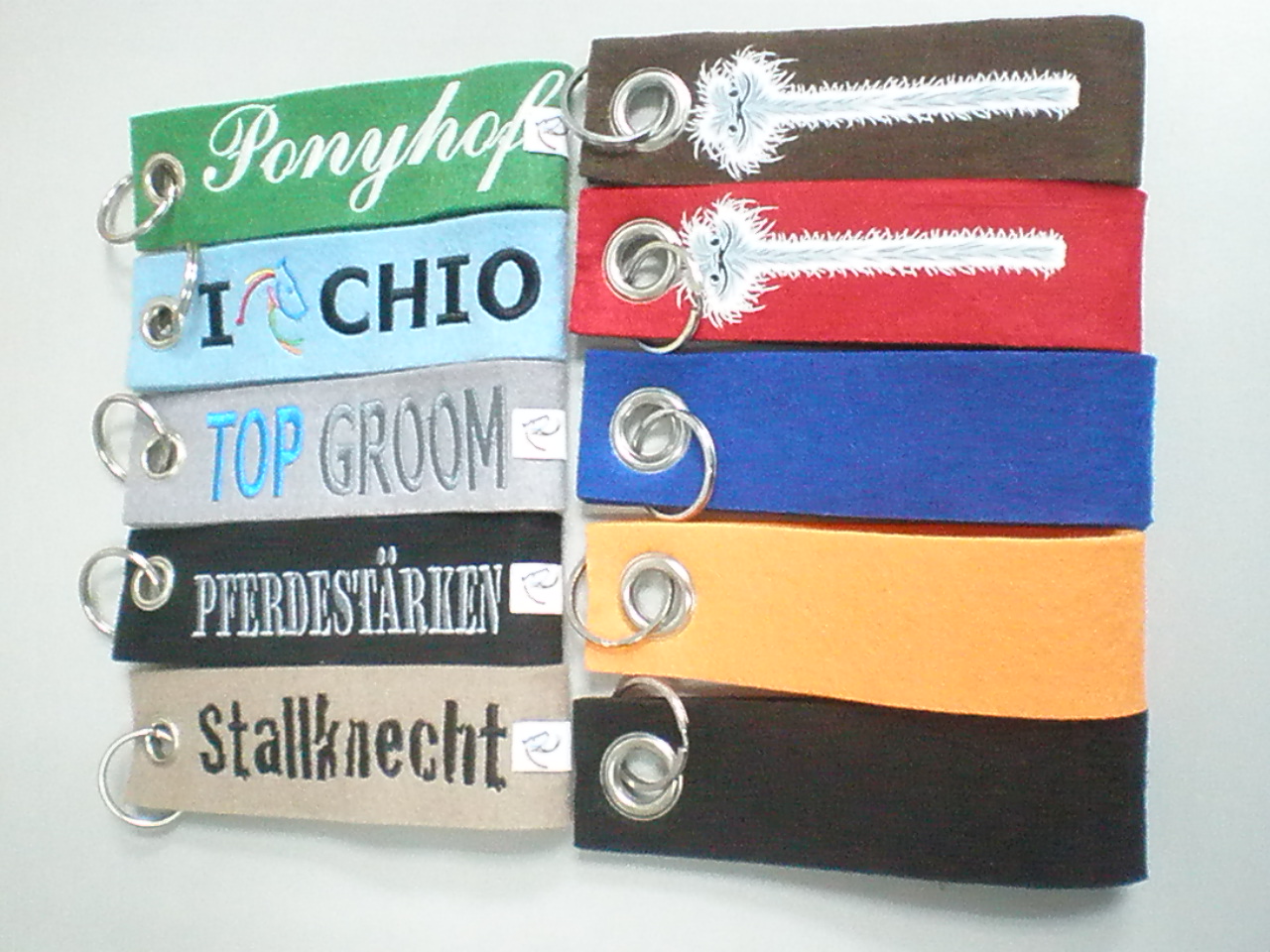 Schlüsselband aus Filz