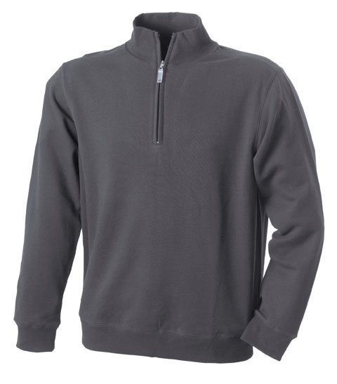 Round Neck Zip James & Nicholson