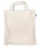Tasche aus Fairtrade-Baumwolle mit zwei kurzen Henkeln