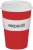 caffee to go becher rot weiss